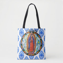 Bolso De Tela Nuestra Señora de Guadalupe Hermosa Mujer