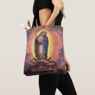 Bolso De Tela Nuestra Señora de Guadalupe Rev 12
