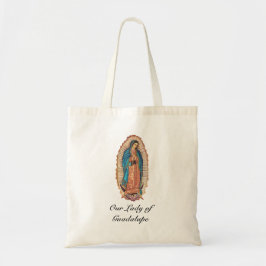 Bolso De Tela Nuestra Señora de Guadalupe Tilma Milagrosa Arte F
