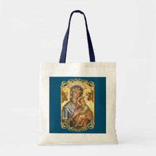 Bolso De Tela Nuestra Señora de la Perpetua Ayuda Bendita Madre