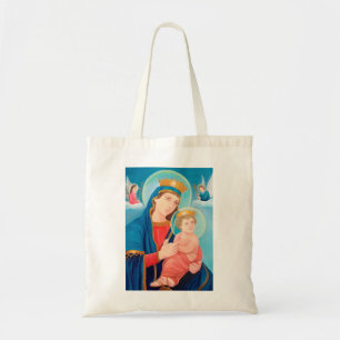 Bolso De Tela Nuestra Señora de la Perpetua Ayuda Católica