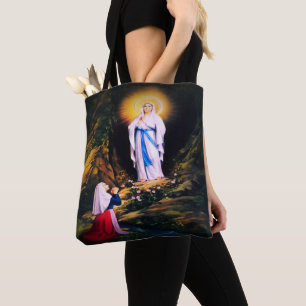 Bolso De Tela Nuestra Señora de Lourdes