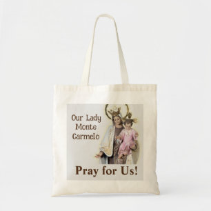 Bolso De Tela Nuestra Señora Monte Carmel