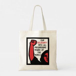 Bolso De Tela Nuestra solidaridad con todas las mujeres progresi