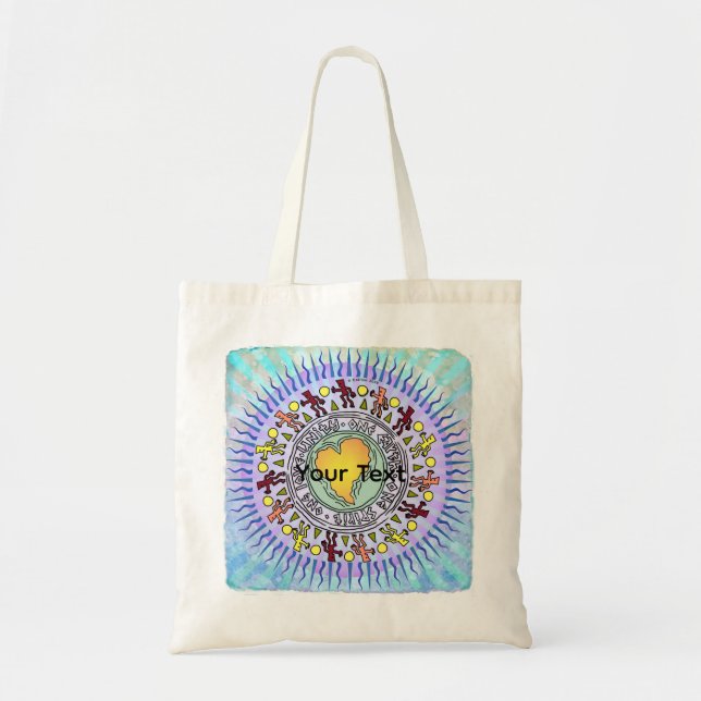 Bolso De Tela Nuestra Tierra (Frente)
