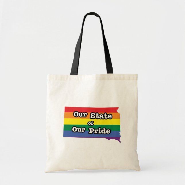Bolso De Tela Nuestro estado de orgullo | Dakota del Sur (Frente)