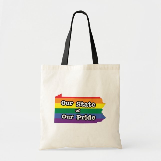 Bolso De Tela Nuestro estado de orgullo| Pennsylvania (Frente)