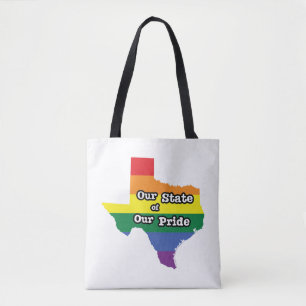 Bolso De Tela Nuestro estado de orgullo Texas