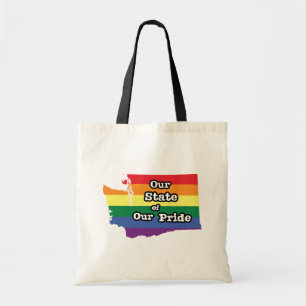 Bolso De Tela Nuestro estado de orgullo Washington