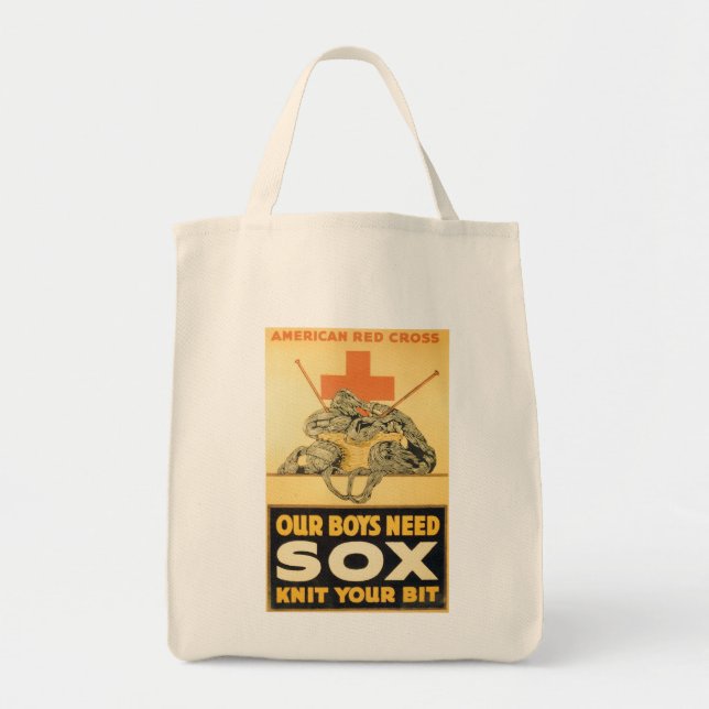 Bolso De Tela Nuestro Sox de la necesidad de los muchachos (Frente)
