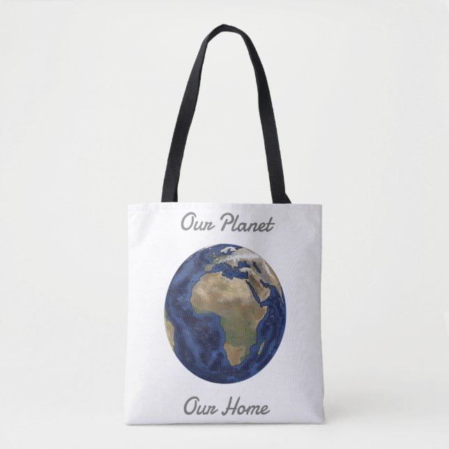 Bolso De Tela Nuestro Tote planetario (Anverso)