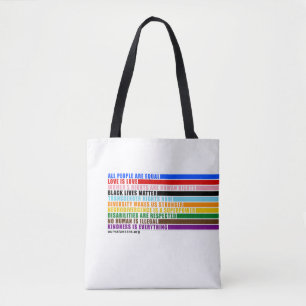Bolso De Tela Nuestros valores son el Tote