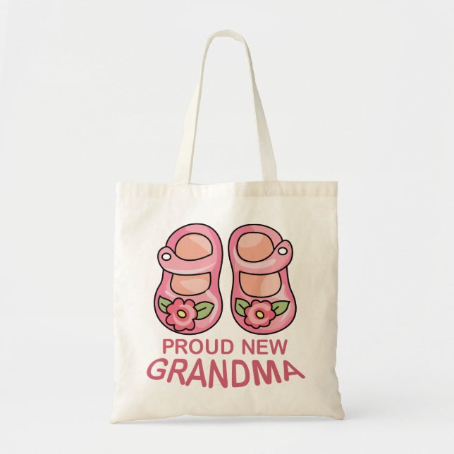 Bolso De Tela Nueva abuela orgullosa (Frente)