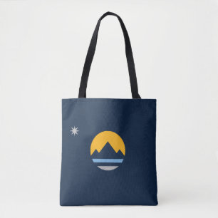 Bolso De Tela Nueva bandera de Reno, Nevada