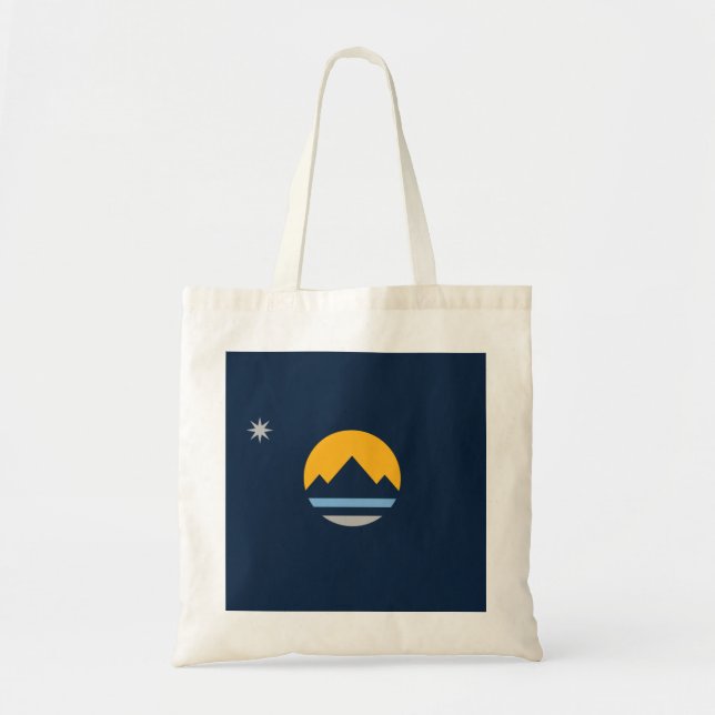 Bolso De Tela Nueva bandera de Reno, Nevada (Frente)