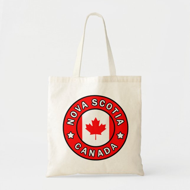 Bolso De Tela Nueva Escocia Canadá (Frente)