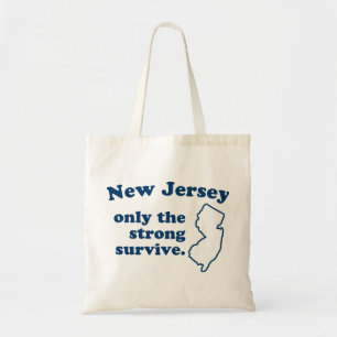 Bolso De Tela Nueva Jersey Sólo Sobrevive El Fuerte