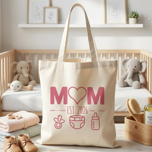 Bolso De Tela Nueva Mamá Est 2026 Primera Vez Mamá Personalizada