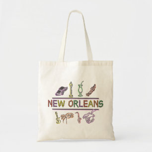 Bolso De Tela Nueva Orleans