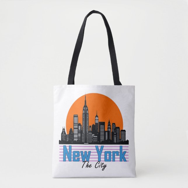 Bolso De Tela Nueva York (Anverso)