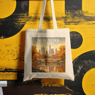 Bolso De Tela Nueva York