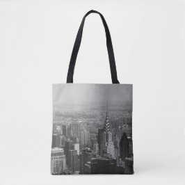 Bolso De Tela Nueva York, Manhattan Skyline with Heart, Guay