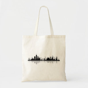 Bolso De Tela NUEVA YORK Manhatten Estados Unidos Skyline Silhou