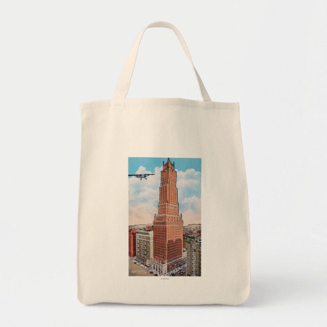 Bolso De Tela Nueva York: Torre de Ritz (Frente)