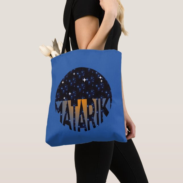 Bolso De Tela Nueva Zelanda Siete Hermanas Maori MATARIKI 2c (Detalle)