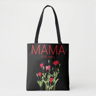 Bolso De Tela nuevas amapolas rojas de MAMA