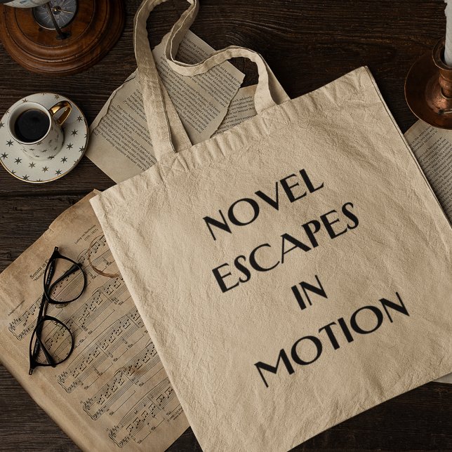 Bolso De Tela Nuevas Fugas en Movimiento Amor por los Libros Bib (Make it yours now and let your imagination roam free!)