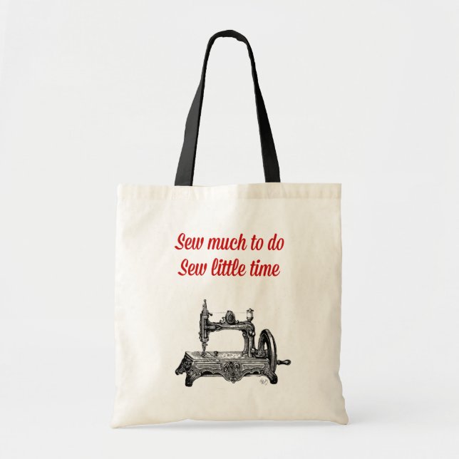 Bolso De Tela Nuevo Ilustracion de poco tiempo (Frente)