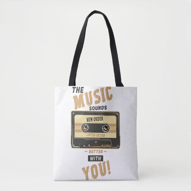 Bolso De Tela Nuevo pedido - Cinta Cassette (Anverso)