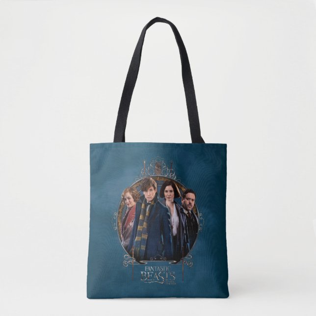 Bolso De Tela NUEVO SCAMANDER™ y marco Art Nouveau de la empresa (Anverso)