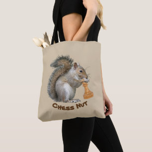 Bolso De Tela Nuez del ajedrez