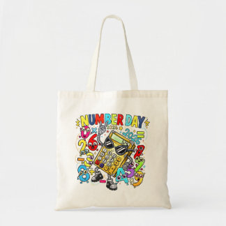 Bolso De Tela Number Day Tote Bag | Fun Maths Learning
