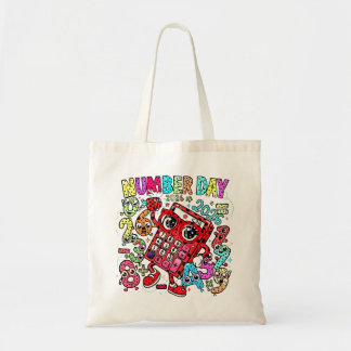 Bolso De Tela Number Day Tote Bag | Fun Maths Numbers