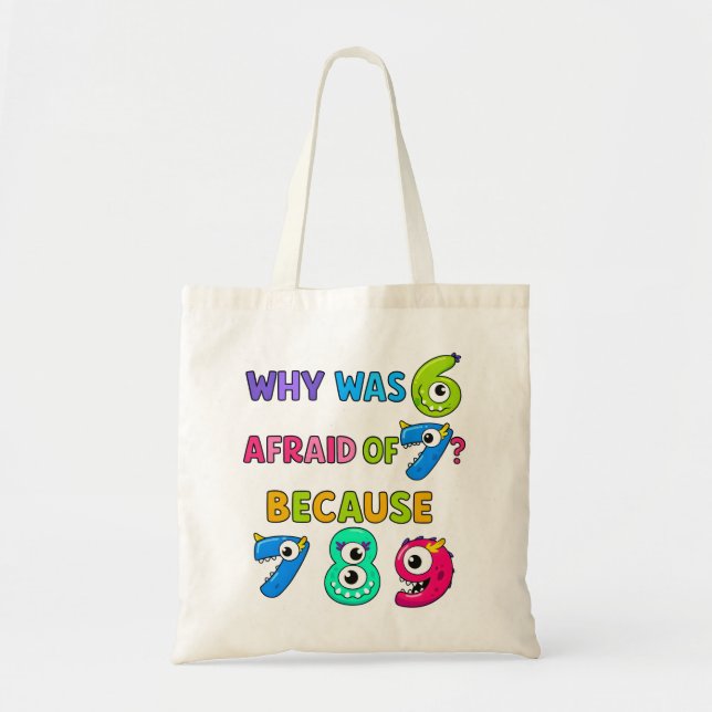 Bolso De Tela Number Day Tote Bag | Funny Maths Numbers (Frente)