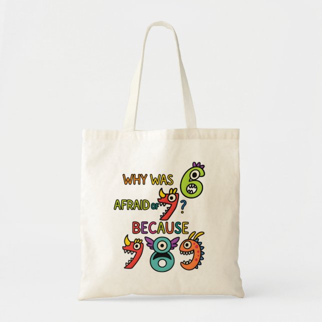 Bolso De Tela Number Day Tote Bag | Funny Maths Numbers (Frente)