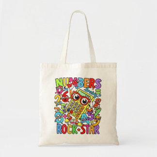 Bolso De Tela Number Day Tote Bag | Maths Numbers Rock Star