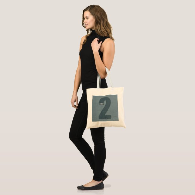 Bolso De Tela number tote bag-2 (Anverso (modelo))