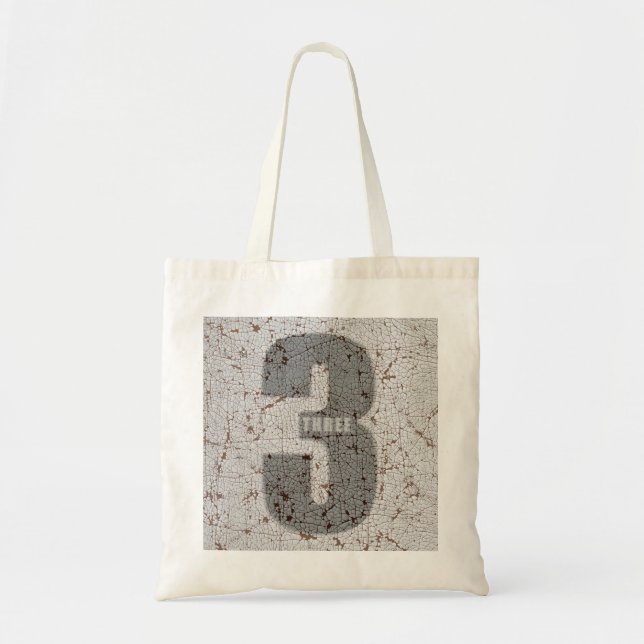 Bolso De Tela number tote bag-3 (Frente)