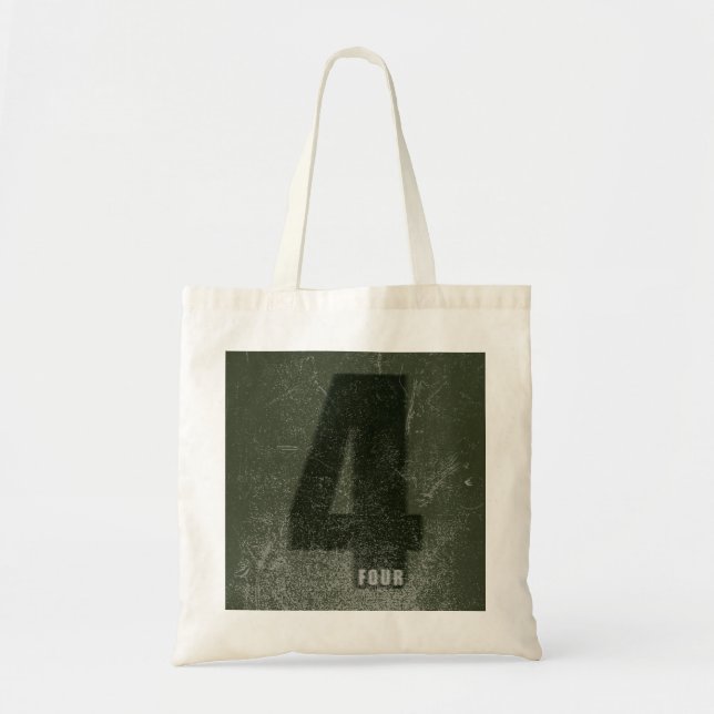 Bolso De Tela number tote bag-4 (Frente)
