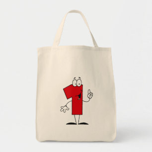Bolso De Tela Número 1 camisetas y regalos de cumpleaños T