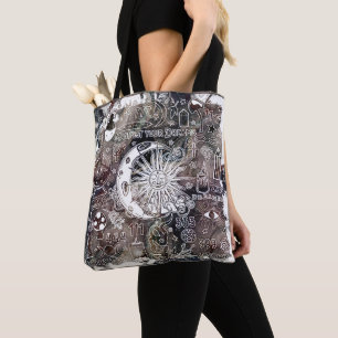 Bolso De Tela Numerología Afortunada Magia de Manifestación Gala