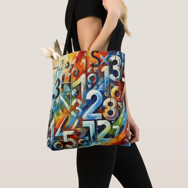 Bolso De Tela Números de grafiti (Detalle)