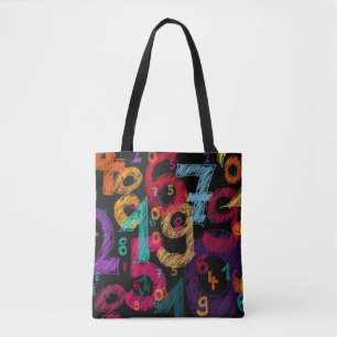 Bolso De Tela Números matemáticos escolares alumno o profesor