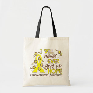 Bolso De Tela Nunca dé para arriba la endometriosis de la