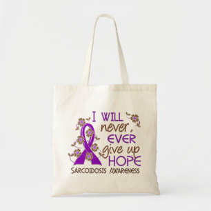 Bolso De Tela Nunca dé para arriba la sarcoidosis de la