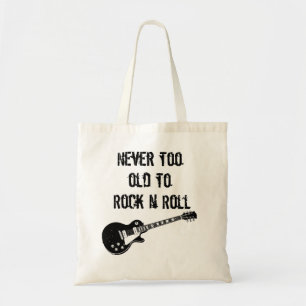 Bolso De Tela Nunca demasiado viejo oscilar el rollo de N